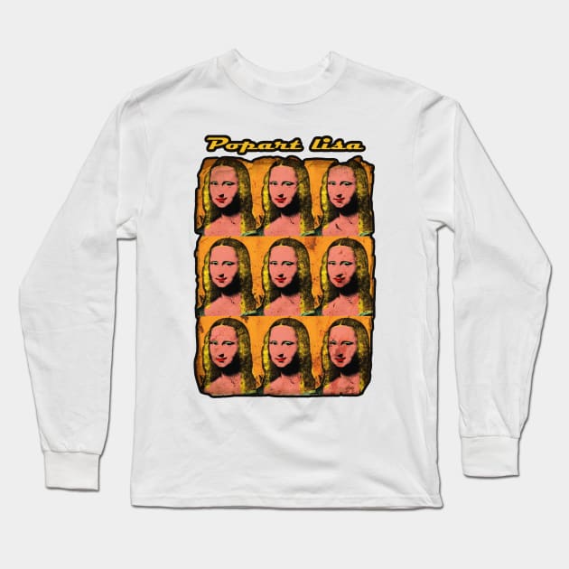 POPart Lisa Long Sleeve T-Shirt by merkerinn